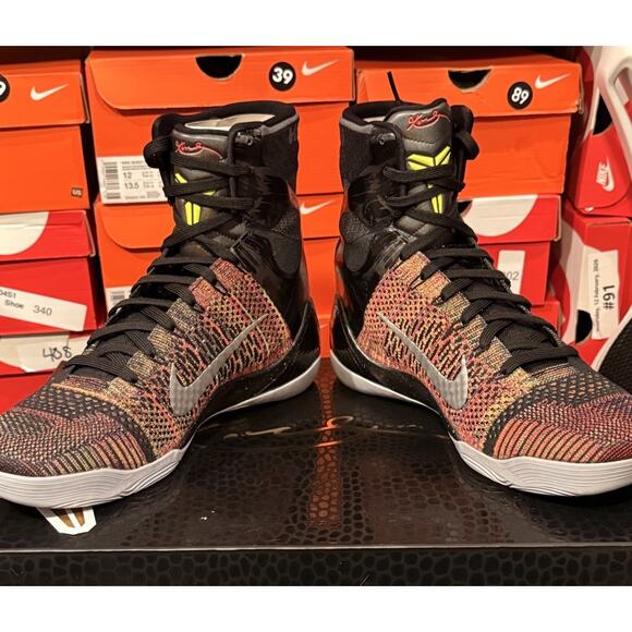 Nike Kobe IX Elite High Protro Black Multi FZ7335-001 Men’s Size 12 (069)